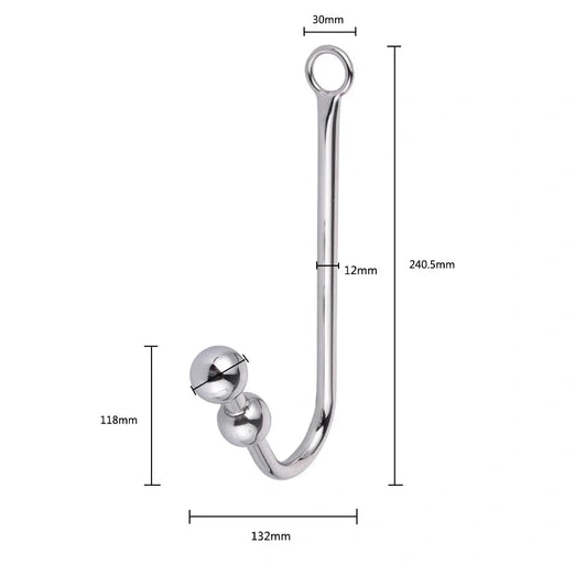 Collar Anal with Beaded 5334 Hook Elegant and Cuffs 0904